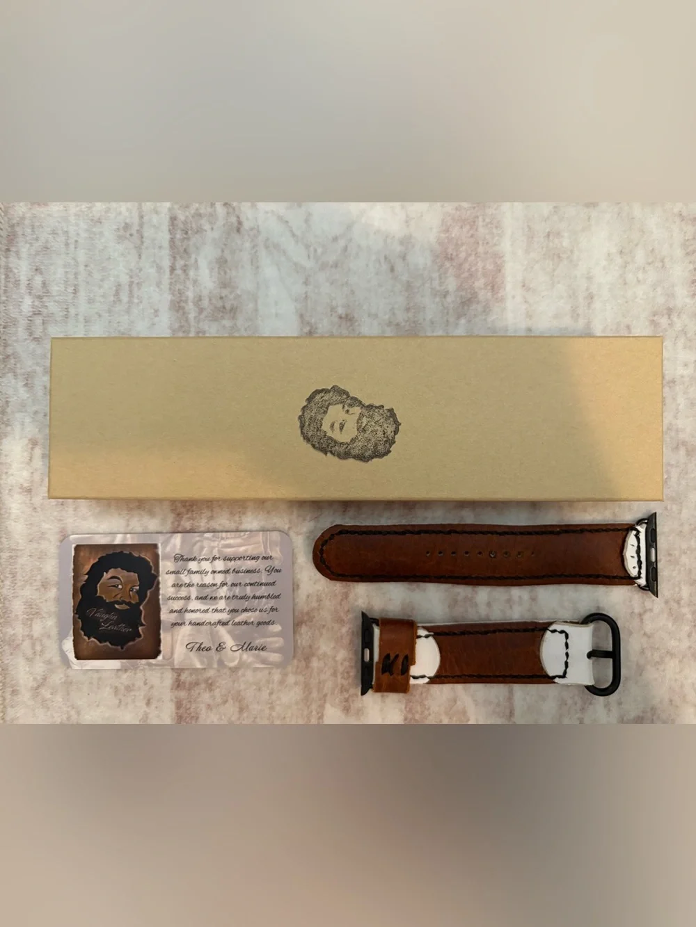 Handcrafted SF Giants baseball watch/apple watch strap